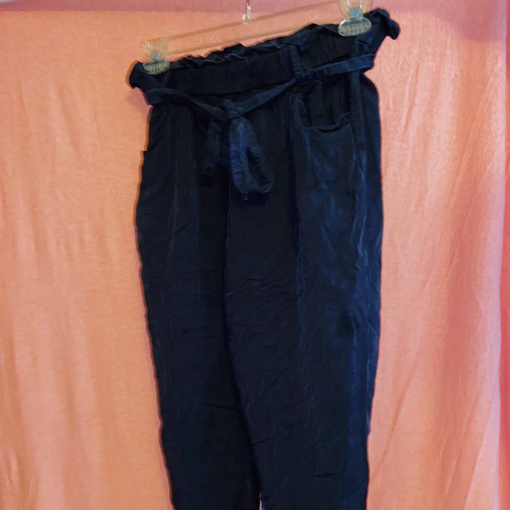High-Waisted Black Pants